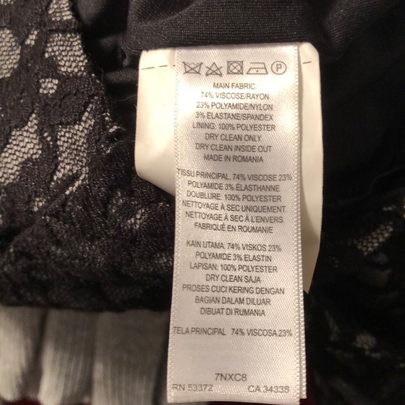 French Connection lace overlay sheath dress - Picture 6 of 6